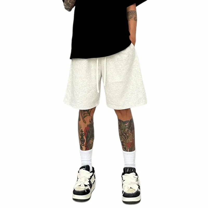 7 SEVFUN Shorts Unisex White Heather Gray-1