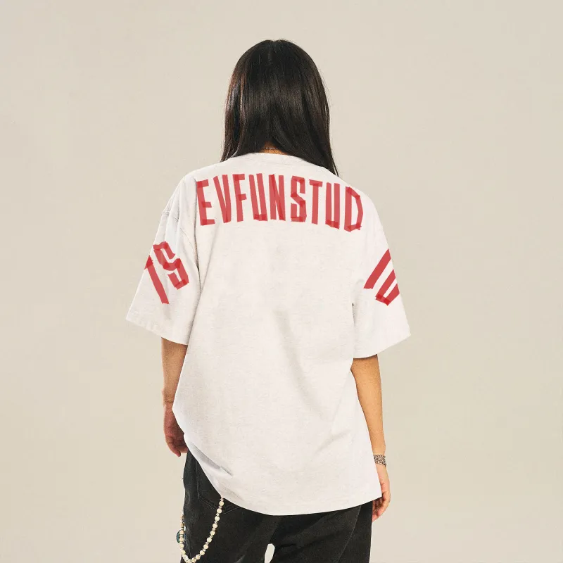 7 SEVFUN T-Shirt Unisex White Heather Gray-2
