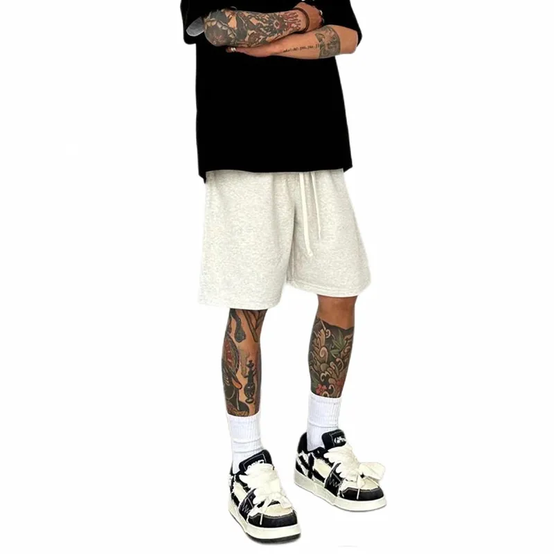 7 SEVFUN Shorts Unisex White Heather Gray-2