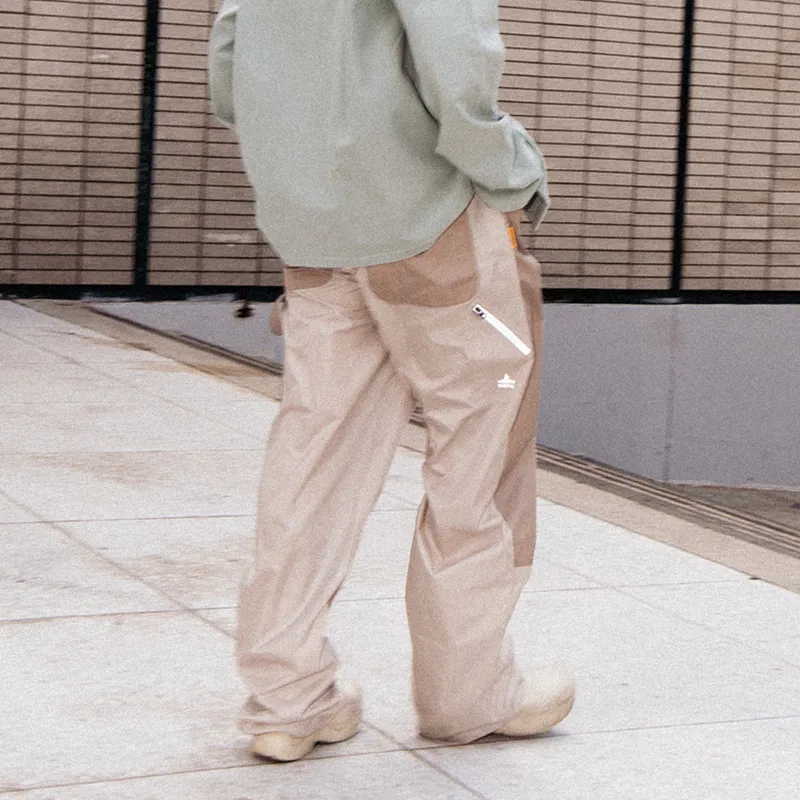 Round Two SS24 Casual Pants Unisex Khaki-3