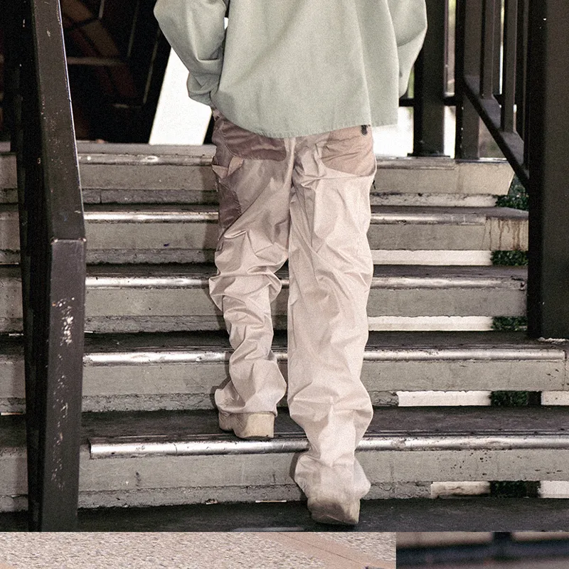 Round Two SS24 Casual Pants Unisex Khaki-2