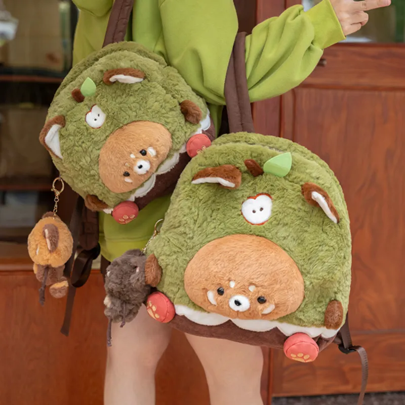 Holding Bamboo Polyester Backpack Regular Unisex Green-5