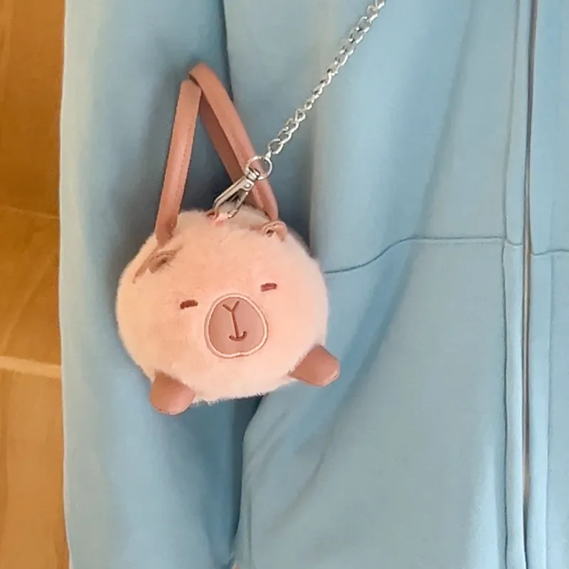 Holding Bamboo Polyester Crossbody One Shoulder Handbag Small Size Women's Pink-3