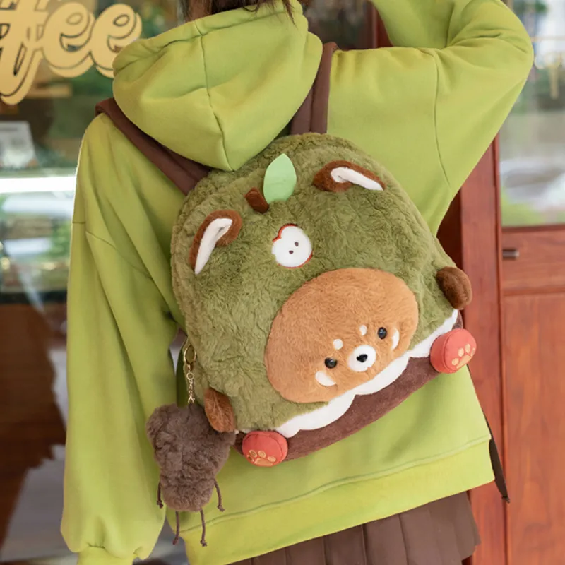 Holding Bamboo Polyester Backpack Regular Unisex Green-1