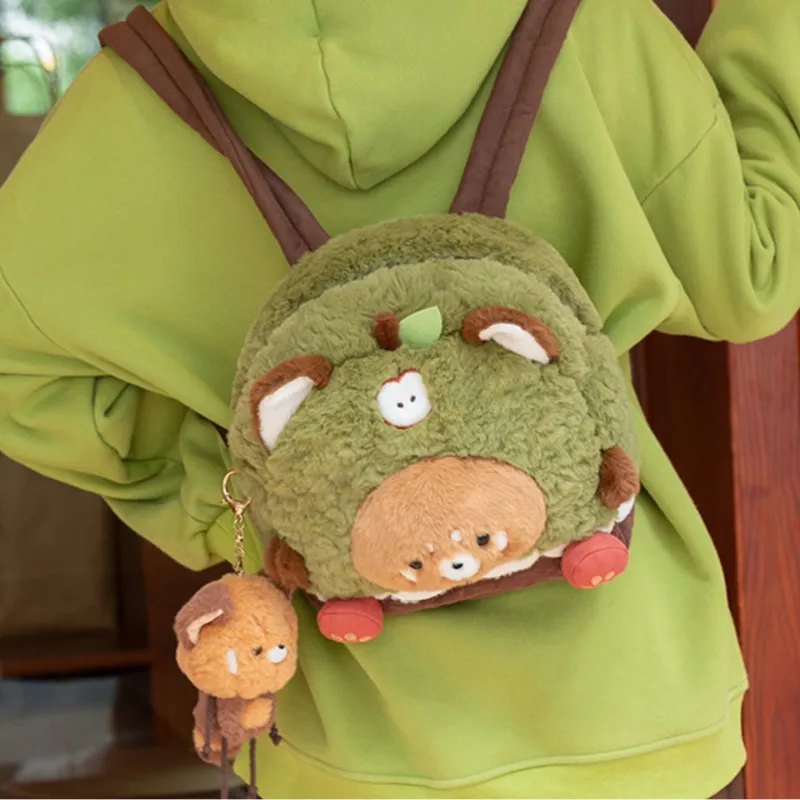 Holding Bamboo Polyester Backpack Regular Unisex Green-6