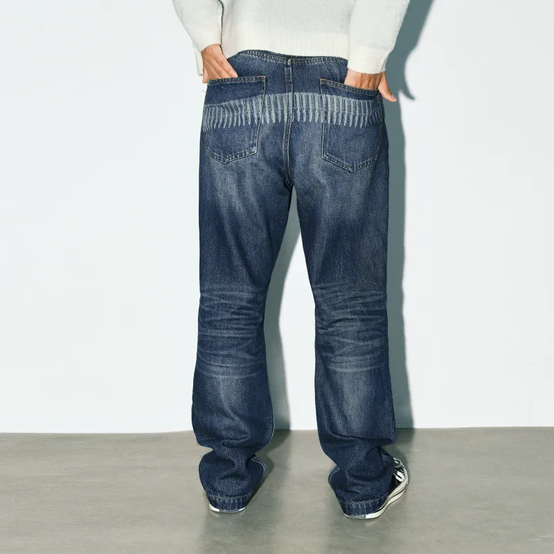 BEASTER Jeans Unisex Blue-3