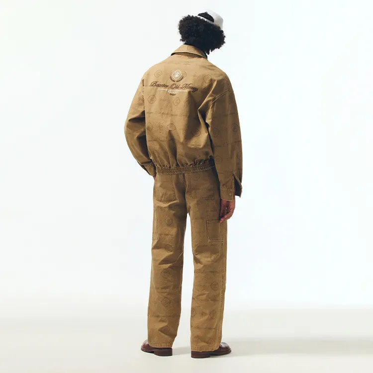 BEASTER Casual Pants Unisex Khaki-4