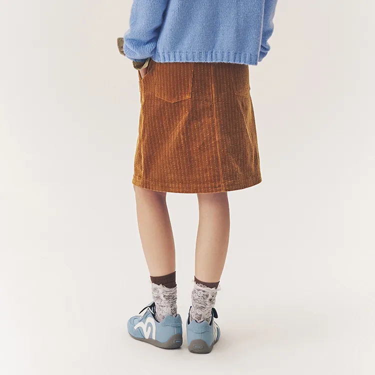 BEASTER Casual Short Skirts Women's Brown-5