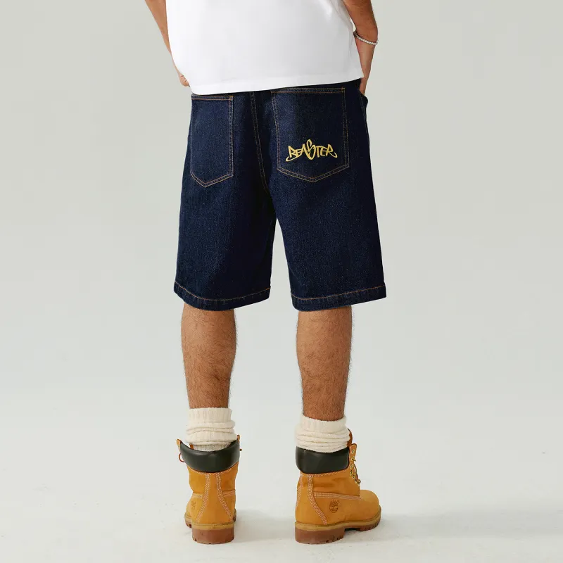 BEASTER Denim Shorts Unisex-3