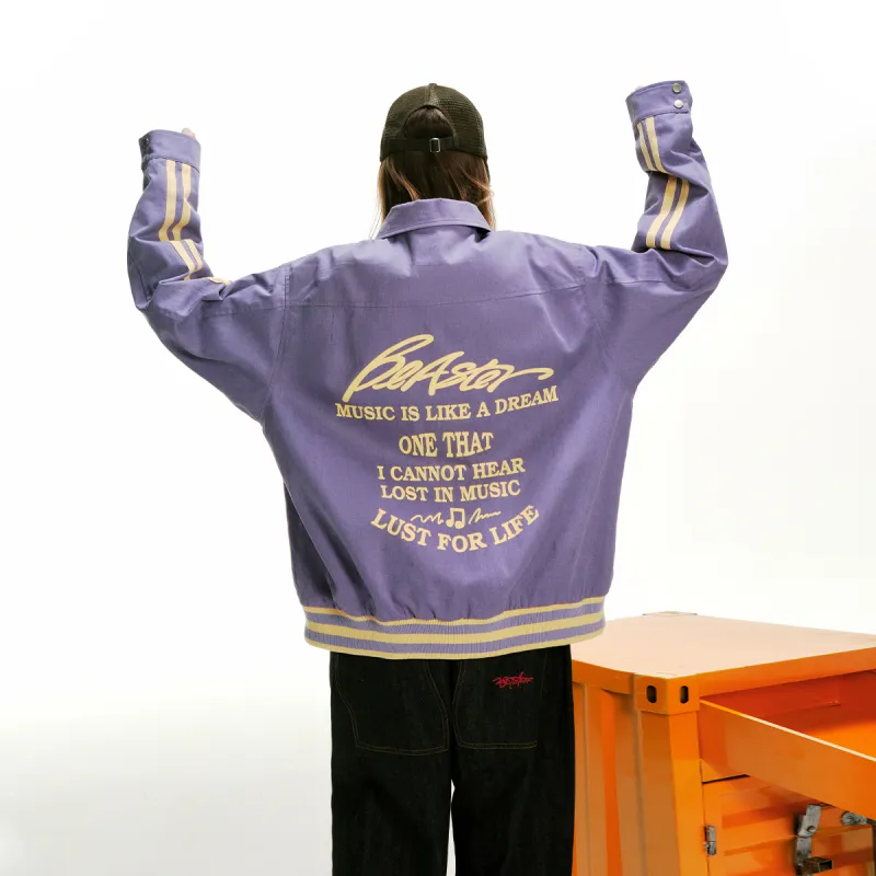 BEASTER Jackets Coats Unisex Purple-2
