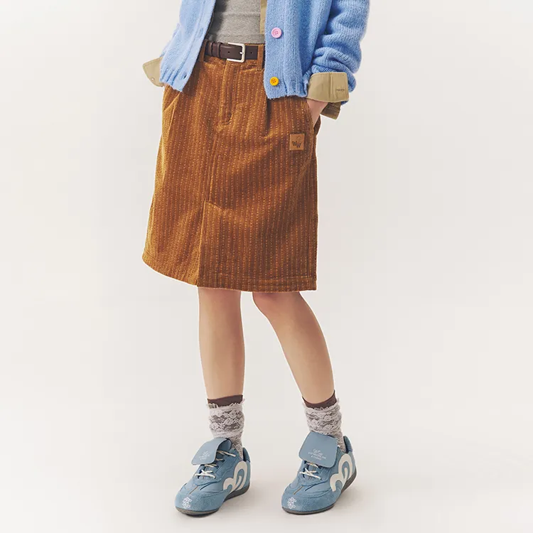BEASTER Casual Short Skirts Women's Brown-4