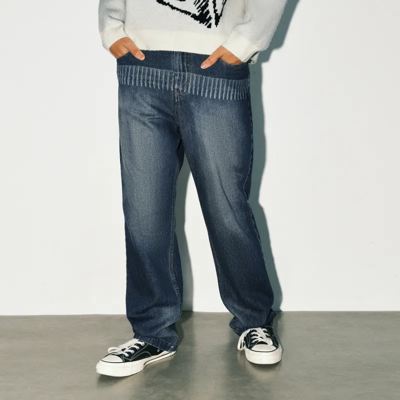 BEASTER Jeans Unisex Blue-4