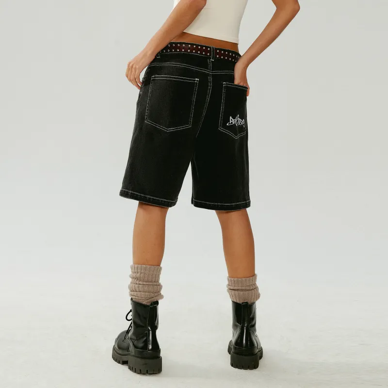 BEASTER Denim Shorts Unisex-11