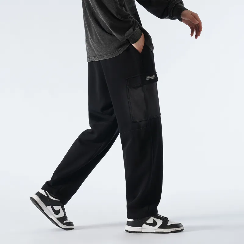 30BRAID Casual Pants Unisex Black-7