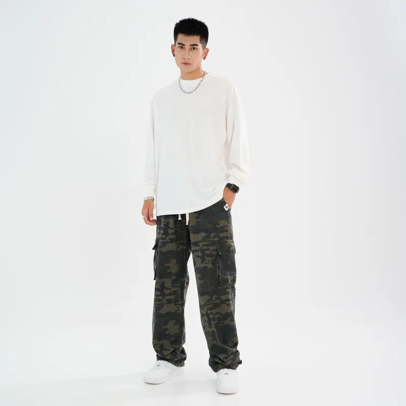 30BRAID Casual Pants Unisex Camouflage-5