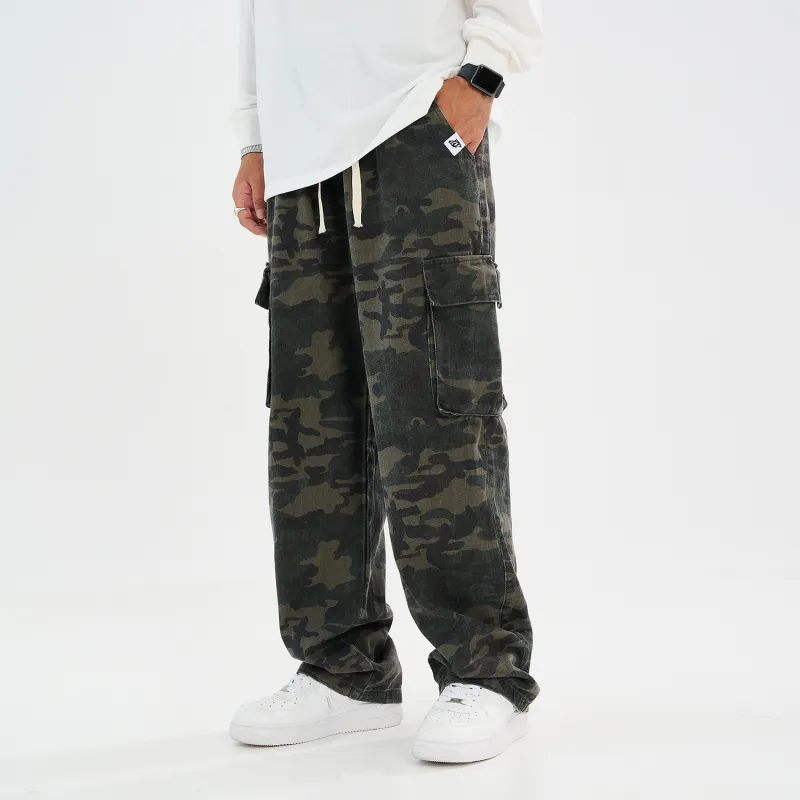 30BRAID Casual Pants Unisex Camouflage-4
