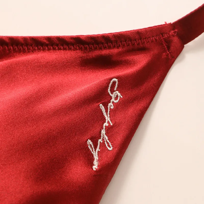 JINSANT Underwear Set Women's Red-5