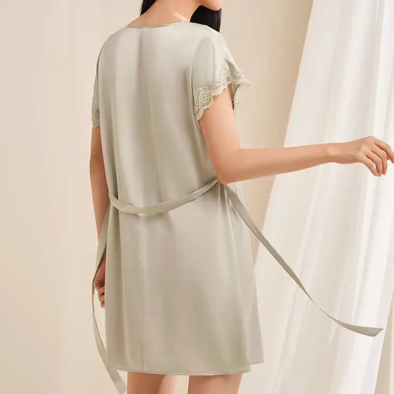 JINSANT Nightgown Women's Light Celadon-1