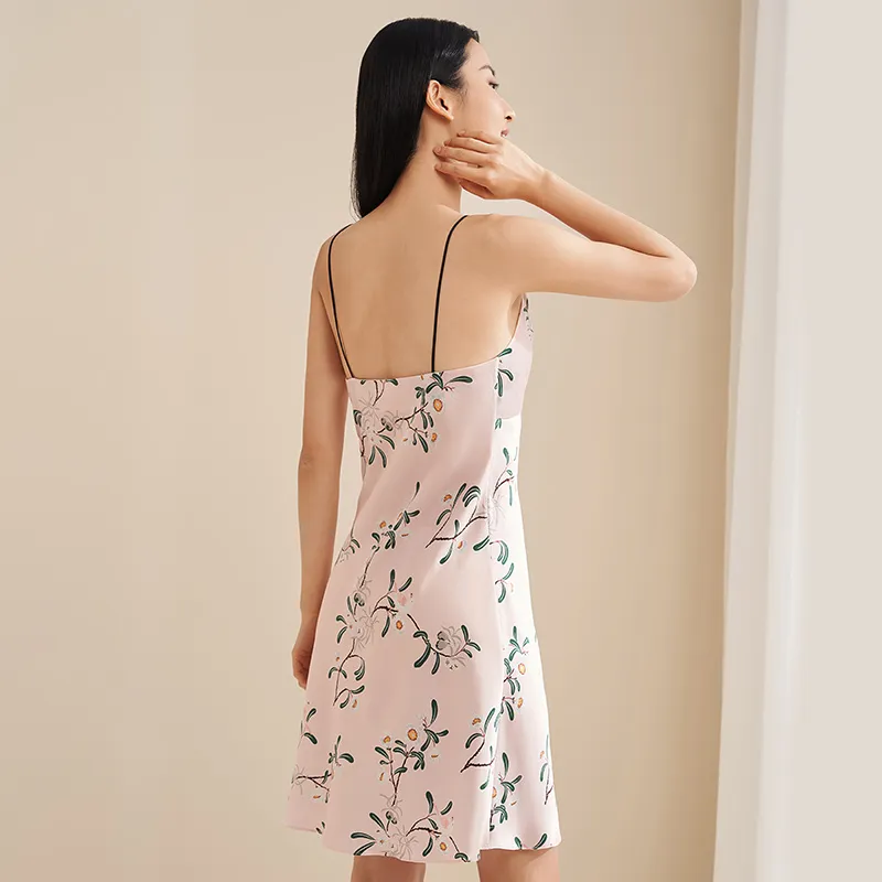 JINSANT Nightgown Women's Qionghua Jade Leaf-1