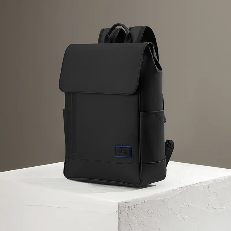 PIERRE CARDIN Fabric Backpack Men's Black-2