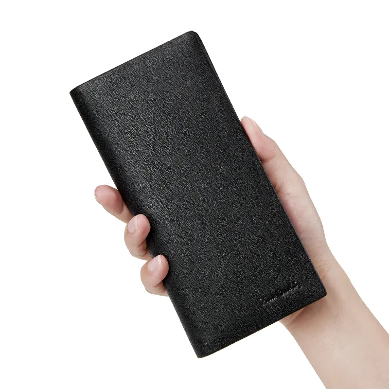 PIERRE CARDIN PVC Polyvinyl Chloride Wallet Men's Black-5