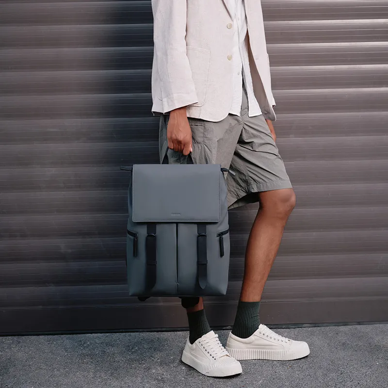 PIERRE CARDIN Backpacks Gray-1