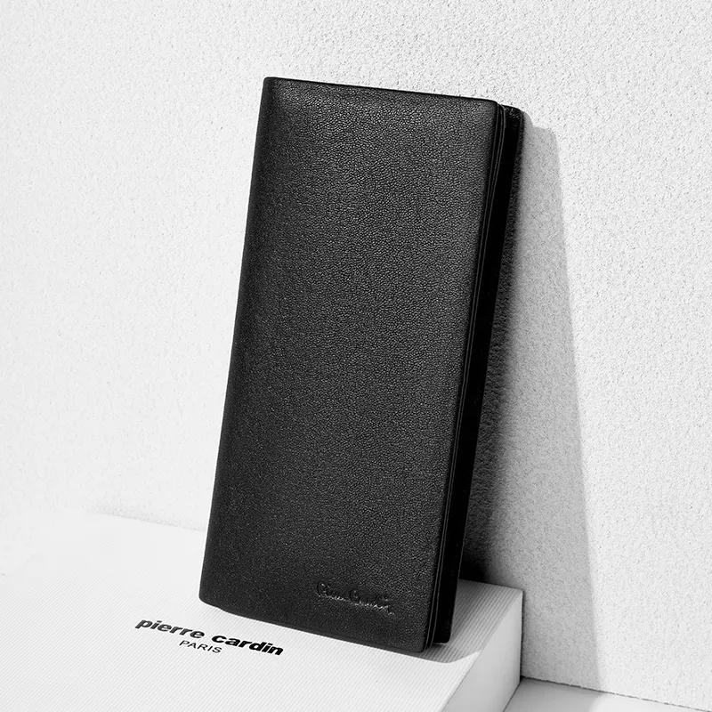 PIERRE CARDIN PVC Polyvinyl Chloride Wallet Men's Black-1