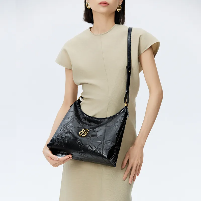 PIERRE CARDIN Top Grain Cow Leather Crossbody Bag, Shoulder Bag Regular Women's Multicolor-2
