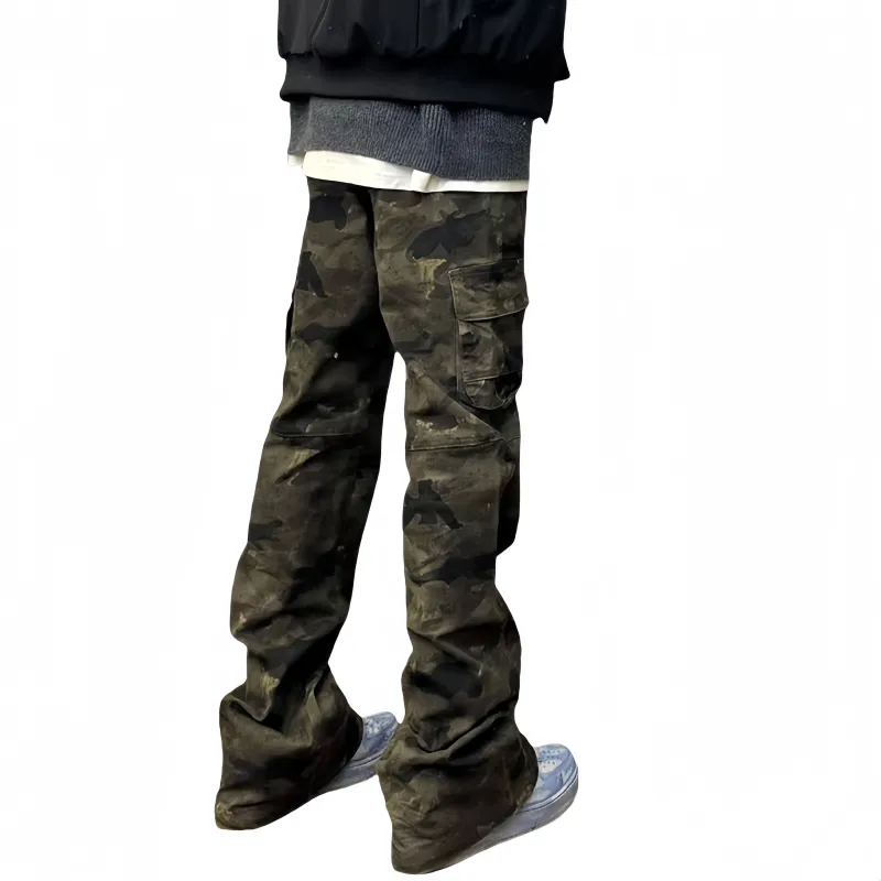 PAINT STAIN Cargo Pants Unisex-1