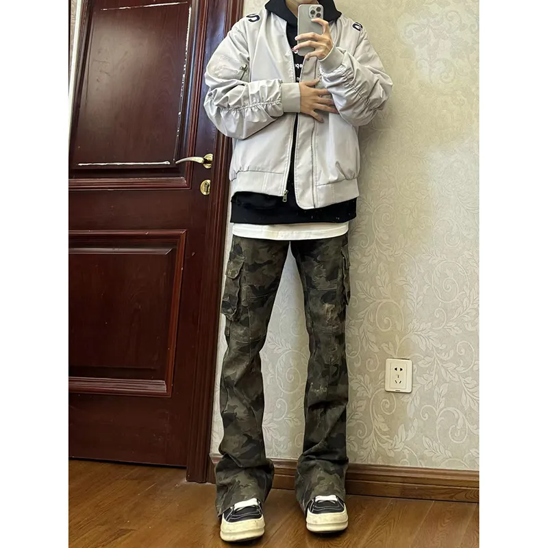PAINT STAIN Cargo Pants Unisex-4