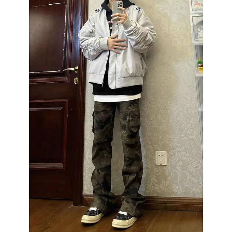 PAINT STAIN Cargo Pants Unisex-5