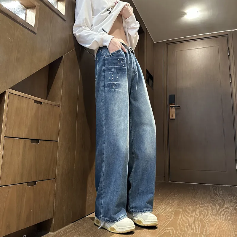 Columtomy Jeans Unisex Blue-7