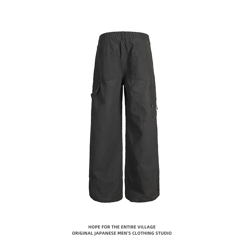 Columtomy Casual Pants Unisex Dark Gray-1