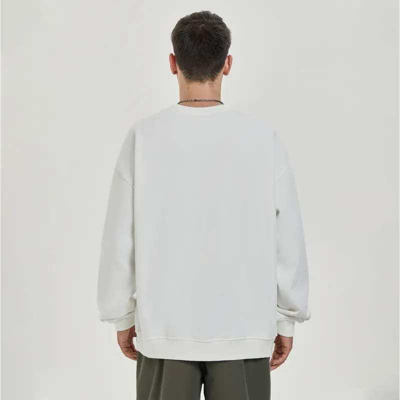 Kepu Crew Neck Thin Fleece Lined Hoodies & Sweatshirts Unisex-7