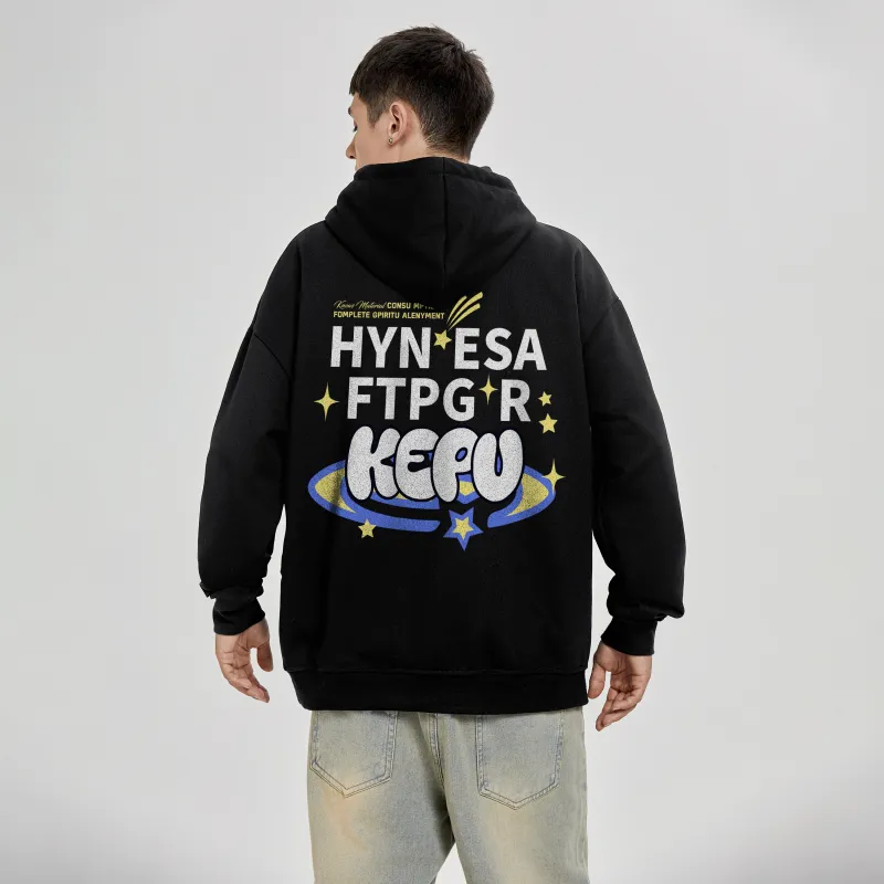 Kepu Fleece Lined Hoodie Unisex-3