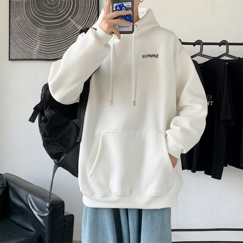 Kepu Sweatshirt Unisex Black White-35