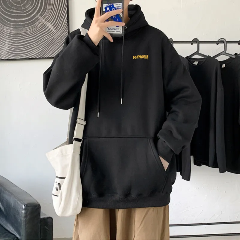 Kepu Sweatshirt Unisex Black White-5
