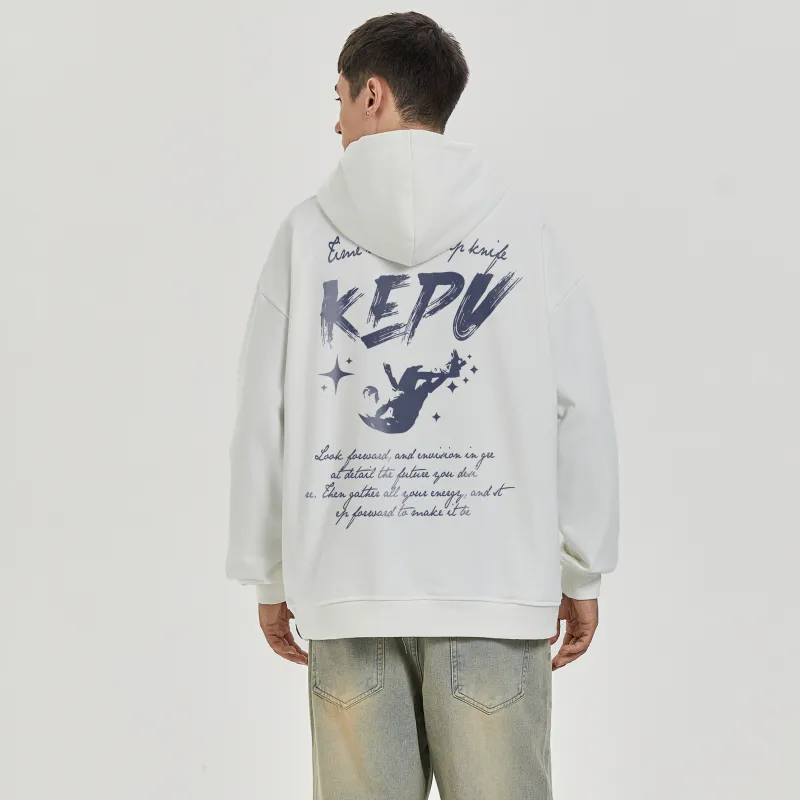 Kepu Fleece Lined Hoodies & Sweatshirts Unisex-7