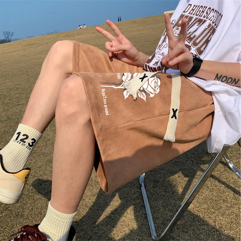 Kepu Casual Shorts Unisex Khaki-11