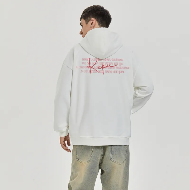 Kepu Fleece Lined Hoodies & Sweatshirts Unisex-11