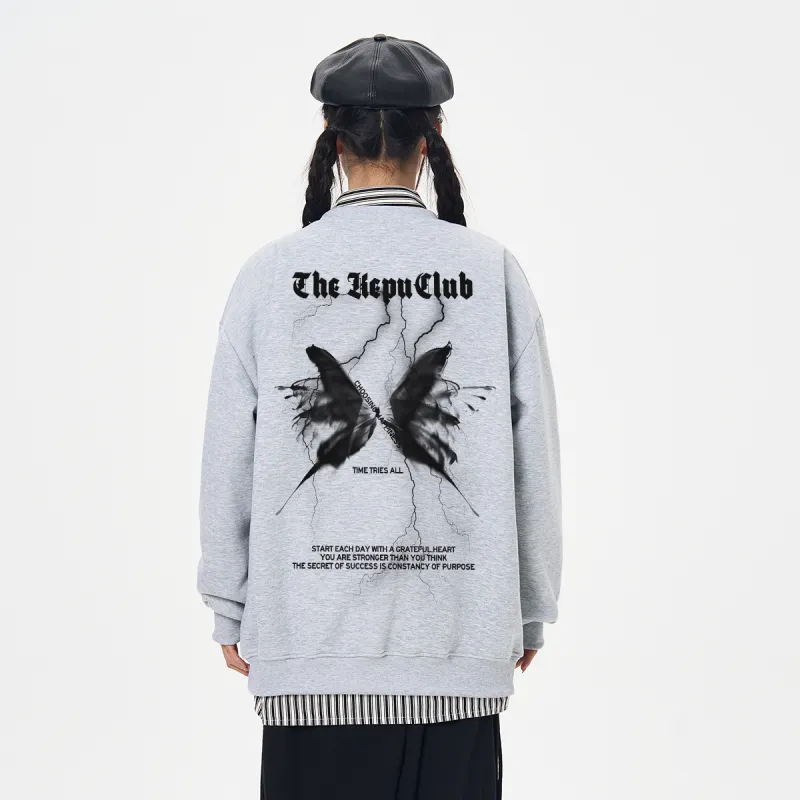 Kepu Sweatshirt Unisex White Pink-14