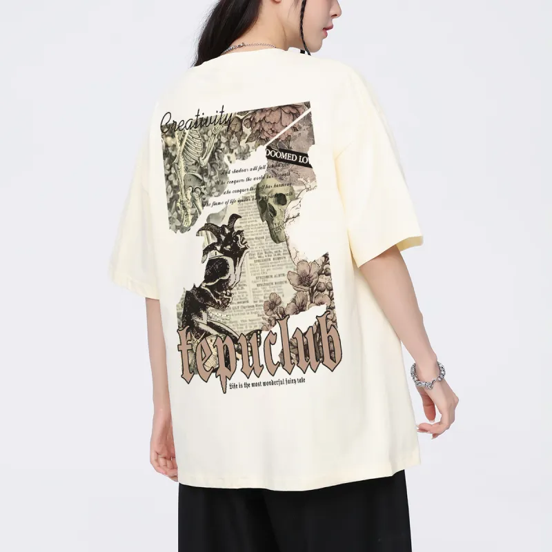 Kepu Short Sleeved T Shirts Unisex-22