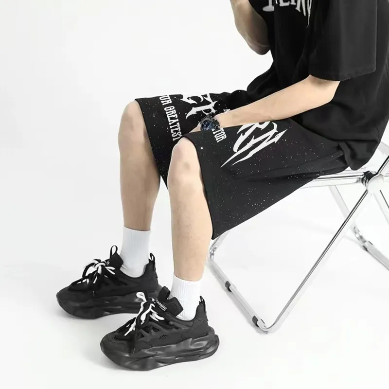 Kepu Casual Shorts Unisex Black-2