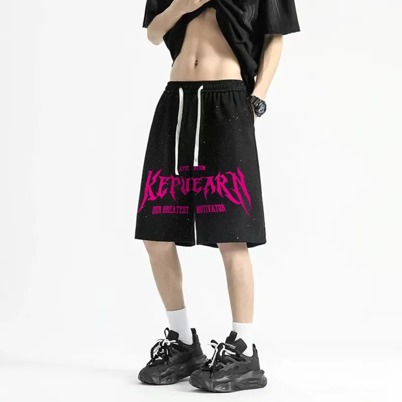Kepu Casual Shorts Unisex Black-10