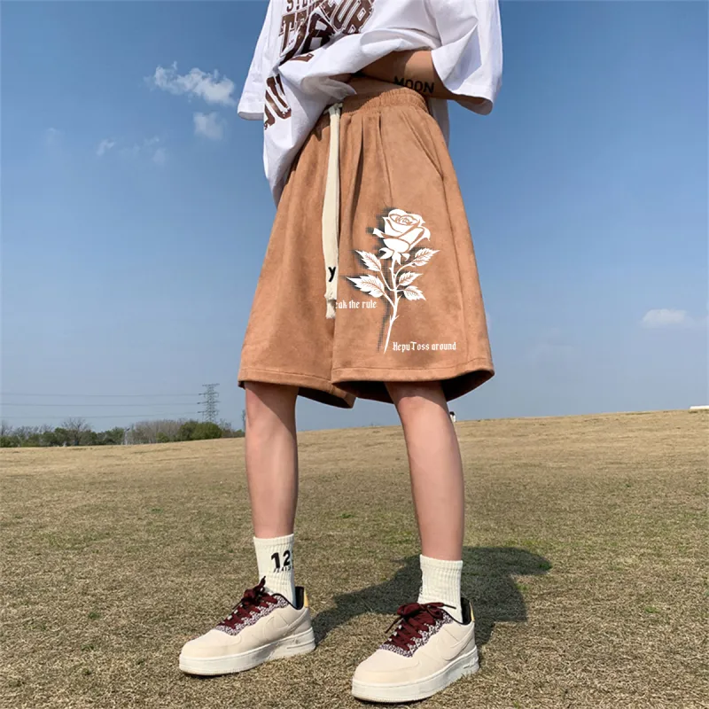 Kepu Casual Shorts Unisex Khaki-10