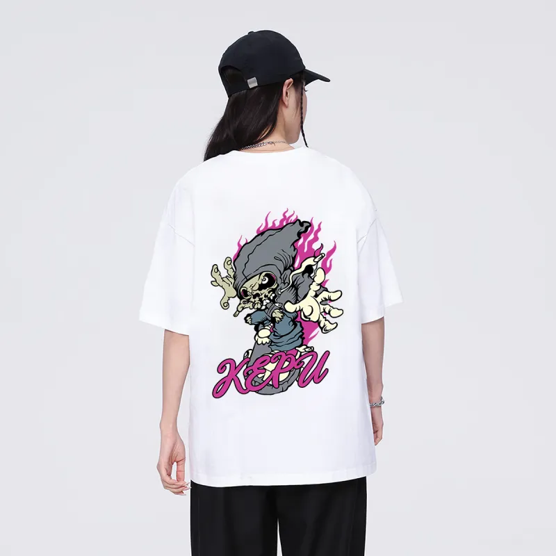 Kepu T Shirt Unisex 2 Pack White-2