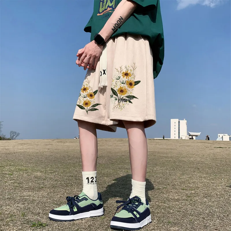 Kepu Casual Shorts Unisex Khaki-2