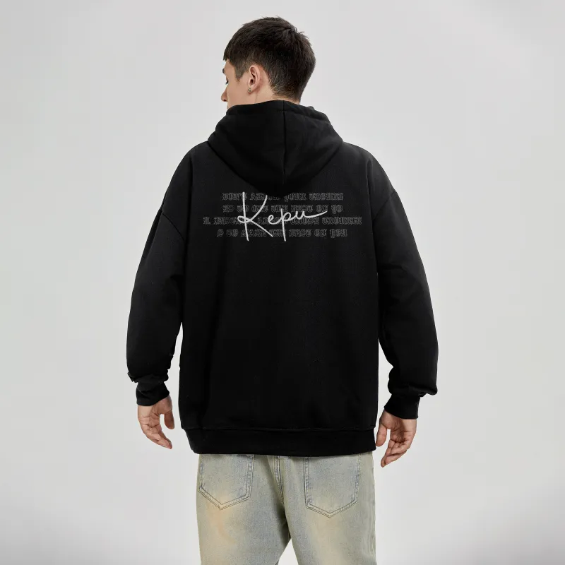 Kepu Fleece Lined Hoodies & Sweatshirts Unisex-3