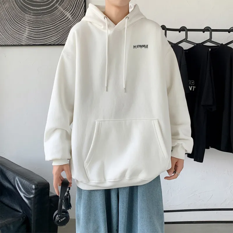 Kepu Sweatshirt Unisex Black White-33
