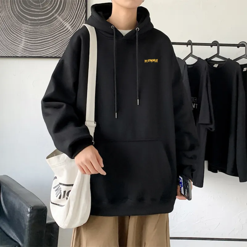 Kepu Sweatshirt Unisex Black White-4